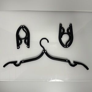 20 Pcs Foldable Clothes Hangers - Portable Travel Accessories, Space Saving